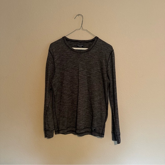Abercrombie gray long sleeve men’s xsmall - Picture 1 of 5